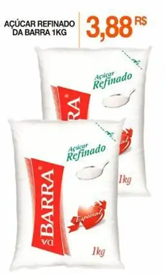 Mercadão Atacadista Acucar Refinado Da Barra 1kg oferta