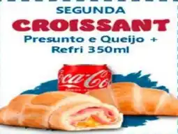 Rancho Bom Supermercados Segunda croissant presunto e queijo + refri oferta