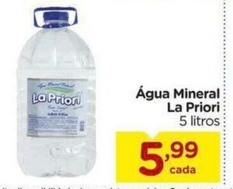 Carrefour Bairro Agua Mineral La Priori 5L oferta
