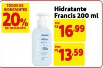 Mercado Extra Hidratante francis oferta