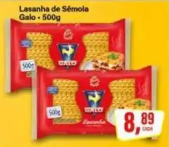 Rede Supermarket Lasanha de Sêmola Galo oferta