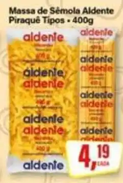 Rede Supermarket Massa de Sémola Aldente Piraquê oferta