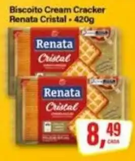 Rede Supermarket Biscoito Cream Cracker Renata Cristal oferta
