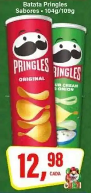 Rede Supermarket Batata Pringles oferta