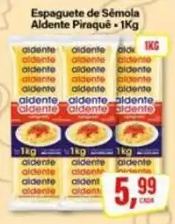 Rede Supermarket Espaguete de Sêmola Aldente Piraquê oferta