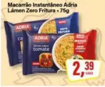 Rede Supermarket Macarrão Instantâneo Adria Lámen Zero Fritura oferta
