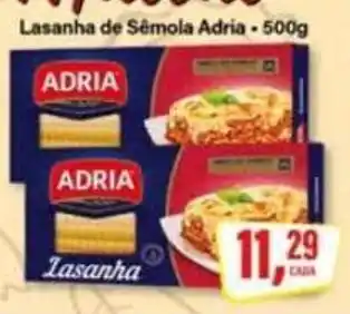 Rede Supermarket Lasanha de Semola Adria oferta