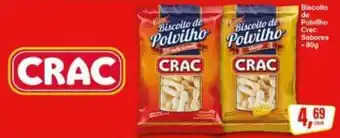 Rede Supermarket Biscoito de Polvilho Crac Sabores oferta