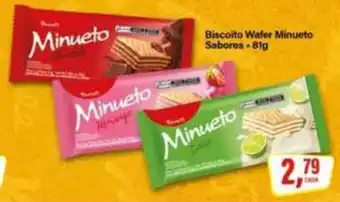 Rede Supermarket Biscoito Wafer Minueto oferta