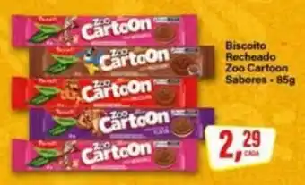 Rede Supermarket Biscoito Recheado Zoo Cartoon oferta