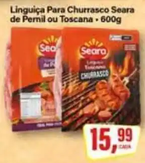 Rede Supermarket Linguiça Para Churrasco Seara de Pernil ou Toscana oferta