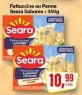 Rede Supermarket Fettuccine ou Penne Seara oferta