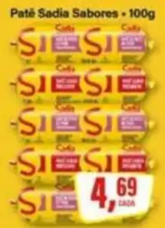 Rede Supermarket Patê Sadia oferta