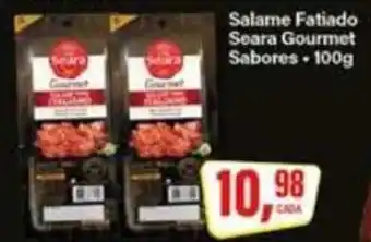 Rede Supermarket Salame Fatiado Seara Gourmet oferta