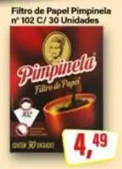Rede Supermarket Filtro de papel pimpinela oferta