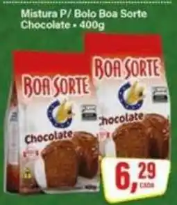 Rede Supermarket Mistura p/ bolo boa sorte chocolate oferta