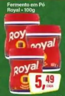 Rede Supermarket Fermento em Pó Royal oferta