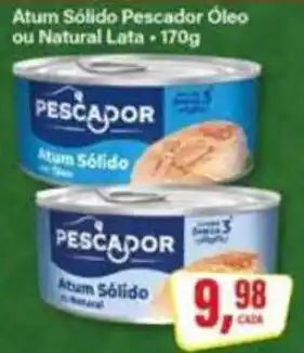 Rede Supermarket Atum Sólido Pescador Óleo ou Natural oferta