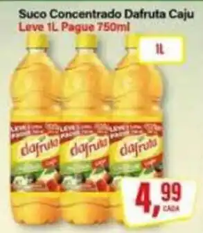 Rede Supermarket Suco concentrado dafruta caju oferta
