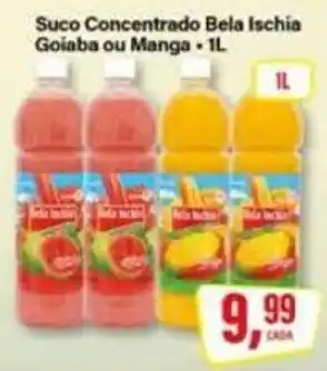 Rede Supermarket Suco Concentrado Bela Ischia Goiaba ou Manga oferta