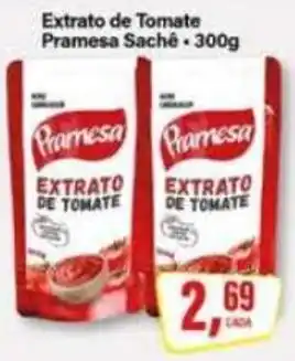 Rede Supermarket Extrato de Tomate Pramesa Sachê oferta