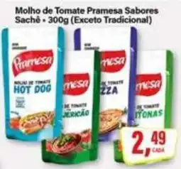 Rede Supermarket Molho de Tomate Pramesa Sabores oferta