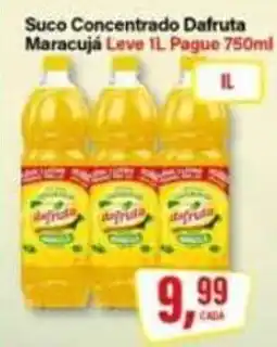 Rede Supermarket Suco Concentrado Dafruta Maracujá oferta