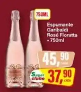 Rede Supermarket Espumante Garibaldi Rosé Floratta oferta