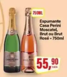 Rede Supermarket Espumante Casa Perini Moscatel, Brut ou Brut Rosé oferta