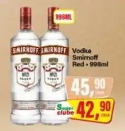 Rede Supermarket Vodka Smirnoff Red oferta