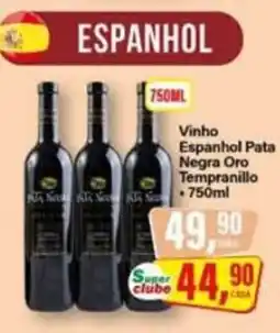 Rede Supermarket Vinho Espanhol Pata Negra Oro Tempranillo oferta