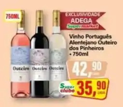 Rede Supermarket Vinho Português Alentejano Outeiro dos Pinheiros oferta