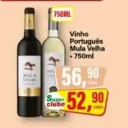 Rede Supermarket Vinho Português Mula Velha oferta