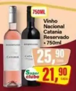 Rede Supermarket Vinho Nacional Catania Reservado oferta