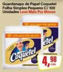 Rede Supermarket Guardanapo de Papel Coquetel Folha Simples Pequeno oferta