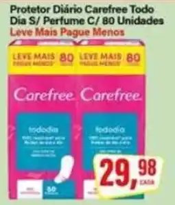 Rede Supermarket Protetor Diário Carefree Todo Dia S/ Perfume oferta
