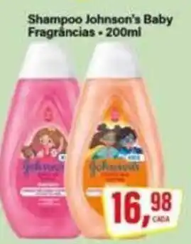 Rede Supermarket Shampoo Johnson's Baby Fragrâncias oferta