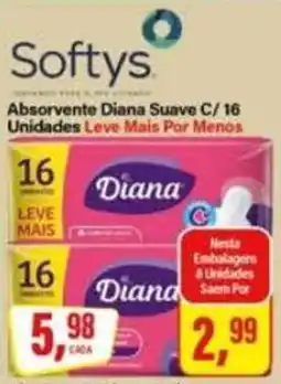 Rede Supermarket Absorvente Diana Suave oferta