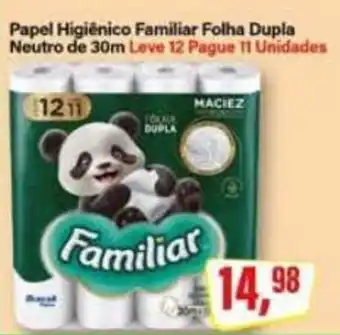 Rede Supermarket Papel Higiênico Familiar Folha Dupla Neutro oferta