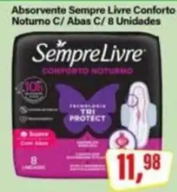 Rede Supermarket Absorvente Sempre Livre Conforto Noturno C/Abas oferta