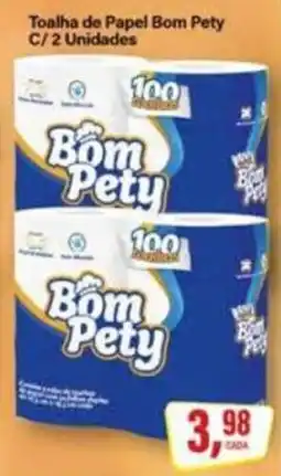 Rede Supermarket Toalha de Papel Bom Pety oferta