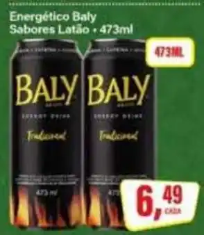 Rede Supermarket Energético Baly Sabores Latão oferta