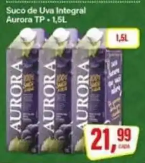 Rede Supermarket Suco de Uva Integral Aurora TP oferta