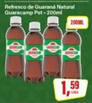 Rede Supermarket Refresco de Guaraná Natural Guaracamp Pet oferta