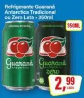Rede Supermarket Refrigerante Guaraná Antarctica Tradicional ou Zero Lata oferta