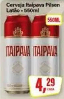 Rede Supermarket Cerveja Itaipava Pilsen Latão oferta