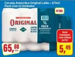 Rede Supermarket Cerveja antarctica original latão oferta