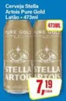 Rede Supermarket Cerveja Stella Artois Pure Gold oferta
