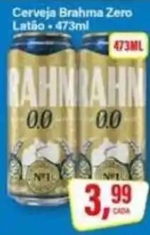 Rede Supermarket Cerveja brahma zero latão oferta