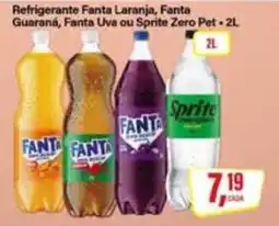 Rede Supermarket Refrigerante Fanta Laranja, Fanta Guaraná, Fanta Uva ou Sprite Zero oferta